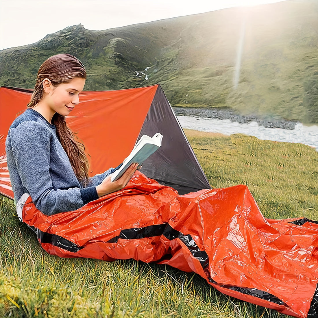 Portable Lightweight Thermal Emergency Sleeping Bag