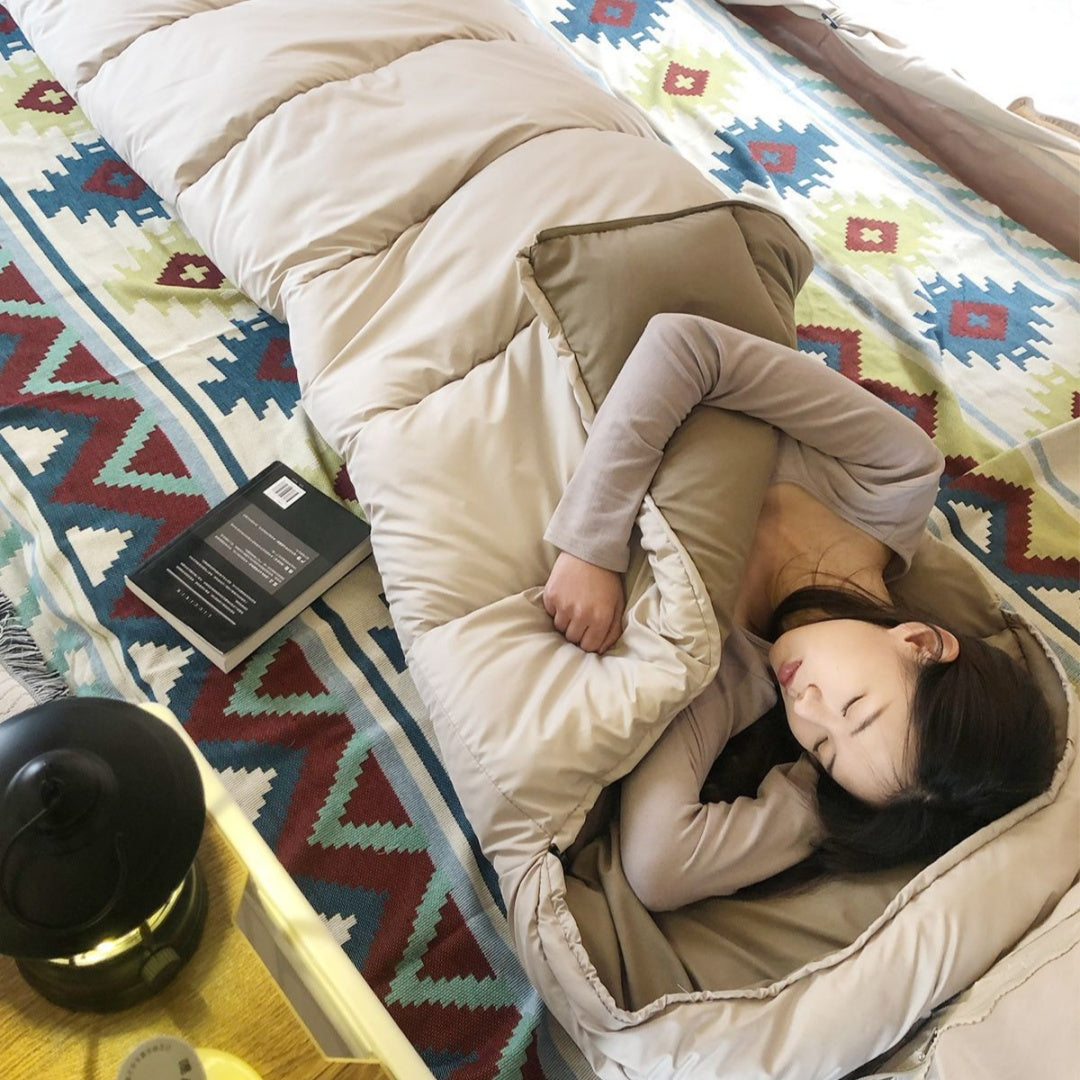 Thickened Waterproof Outdoor Four-Season Sleeping Bag