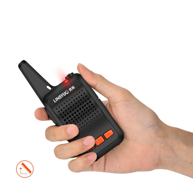 Mini Portable Two Way Radio Walkie Talkie Device