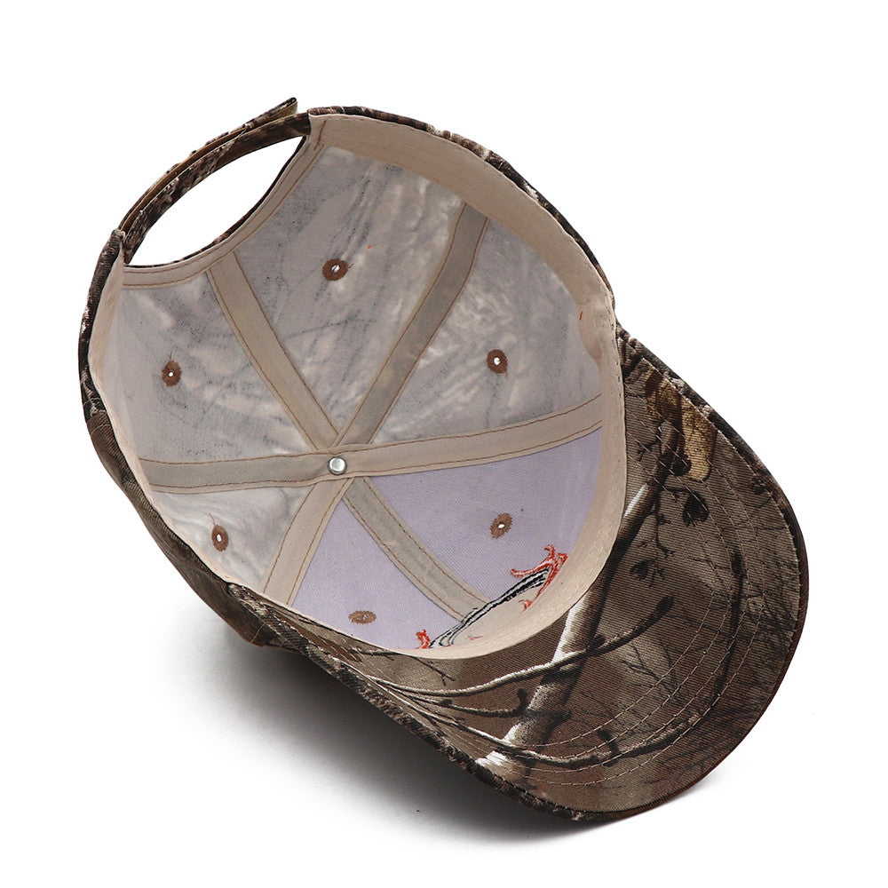 Embroidered Pet Camouflage Baseball Cap Outdoor Adjustable Hat