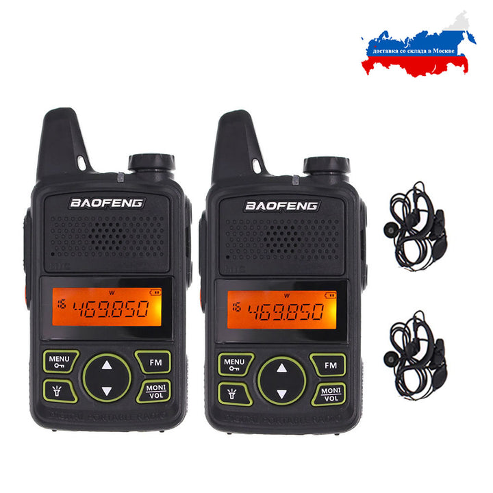 Mini Wireless Two Way Radio Walkie Talkie Device