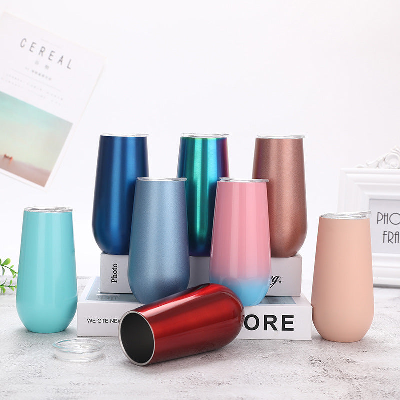 Vacuum Insulated Wine Tumbler Thermal Drinking Cup