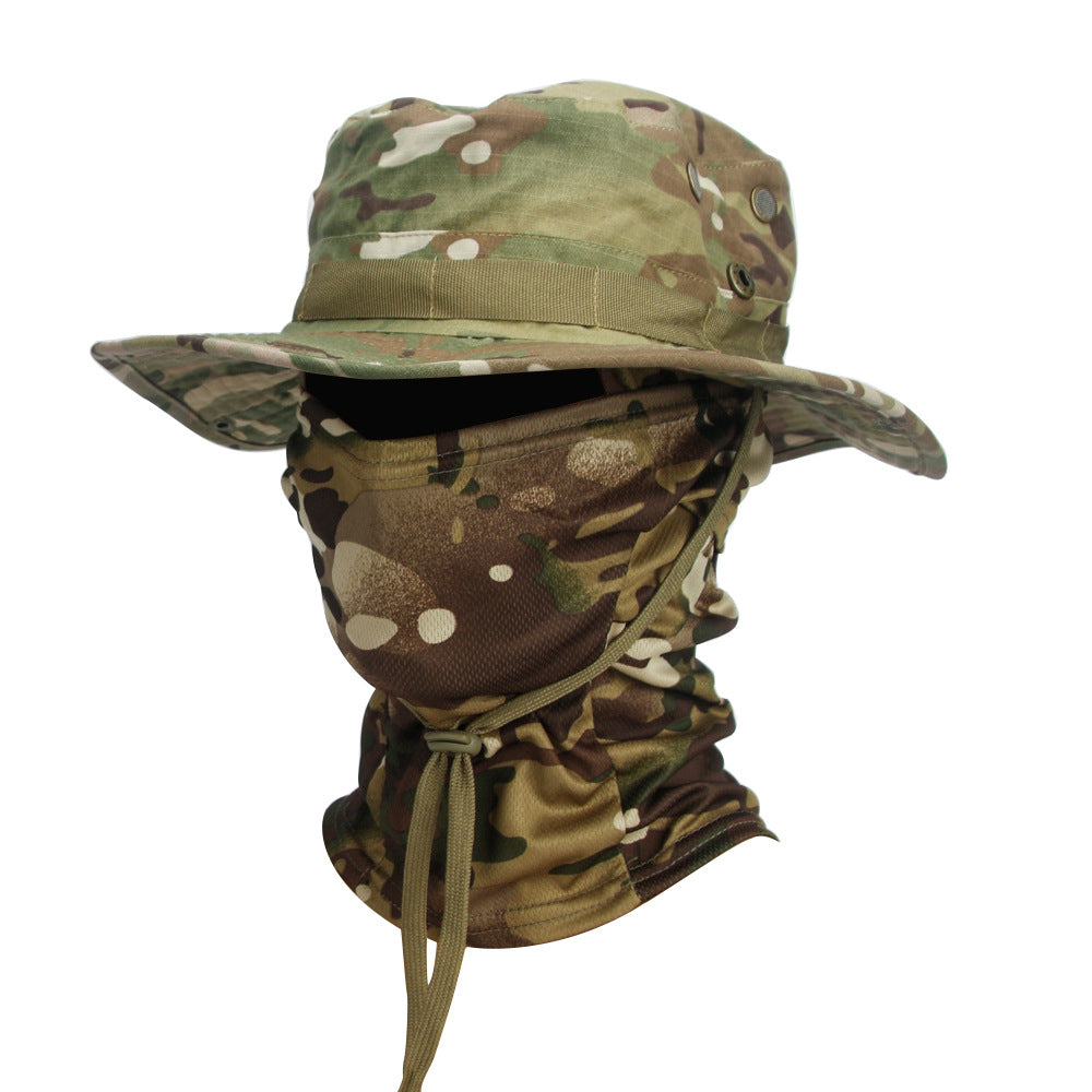 Camouflage Boonie Hat Breathable Sun Protection Outdoor Summer Cap