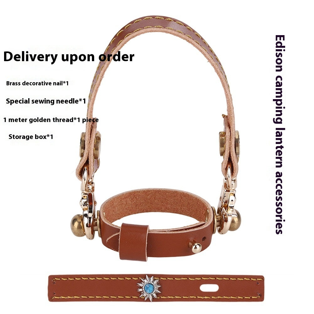 Beibang Edison 3-Piece Camping Lantern Set with Leather Rope