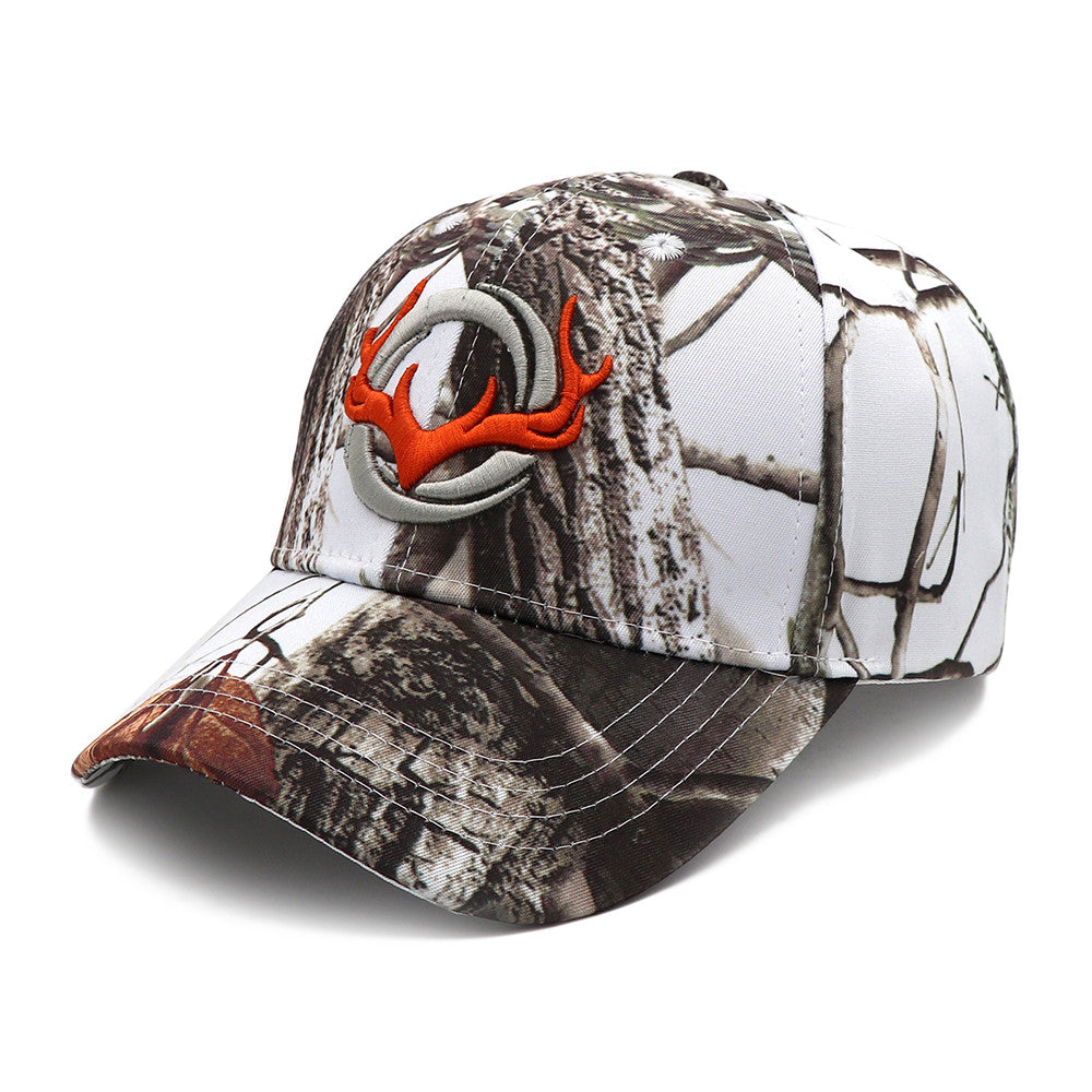 Embroidered Pet Camouflage Baseball Cap Outdoor Adjustable Hat