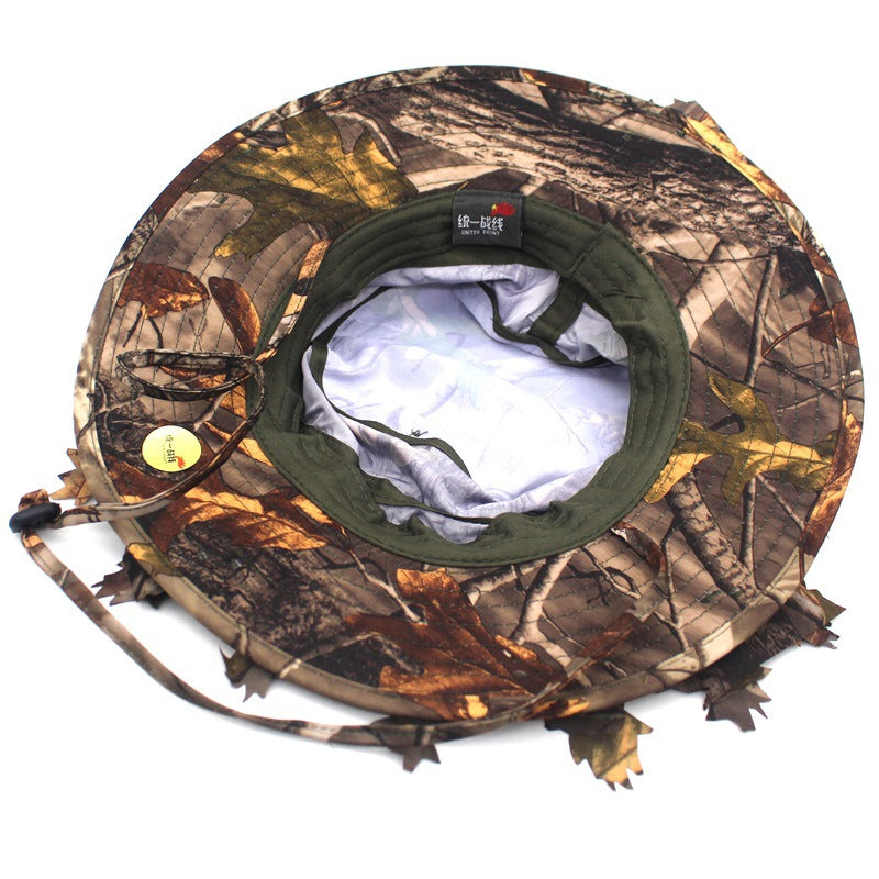Maple Leaf Camouflage Men's Camping Mountaineering Outdoor Hat