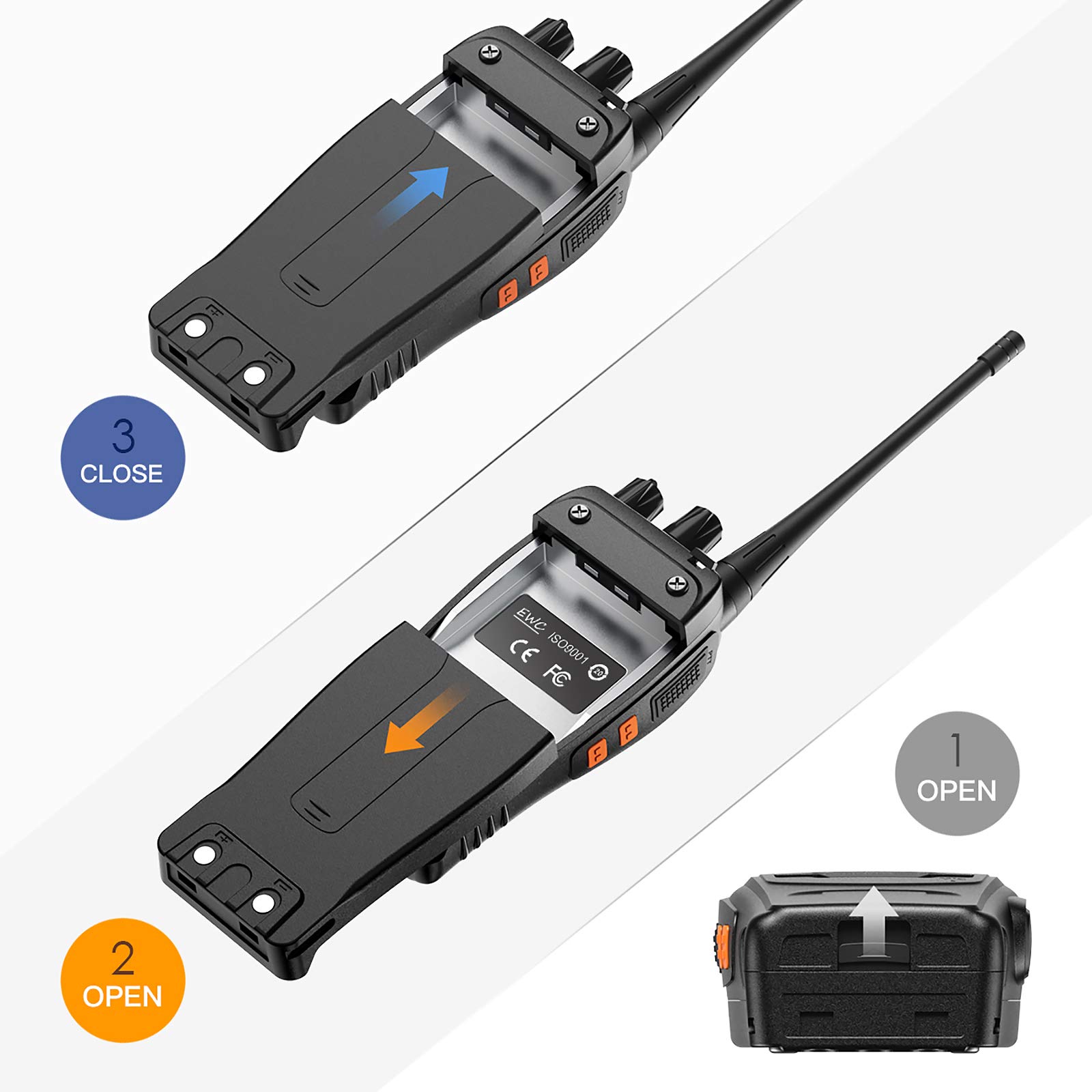 BF 888S Handheld Two Way Radio Walkie Talkie