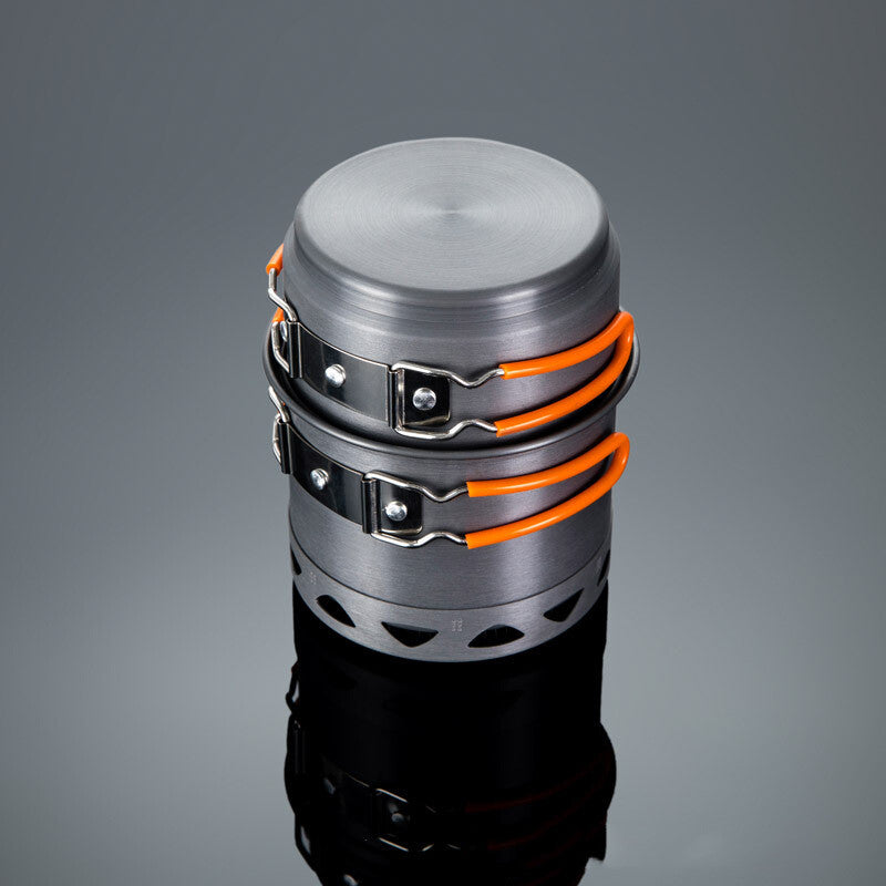 Heat-Collecting Single-Pot Outdoor Camping Cookware