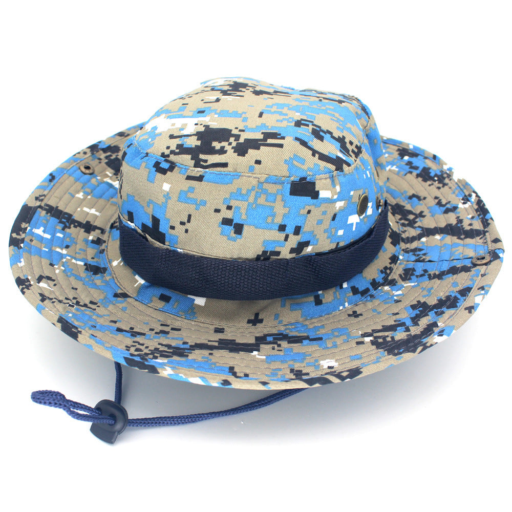Leisure Jungle Round Hat Mountaineering Fishing Camouflage Penny Hat