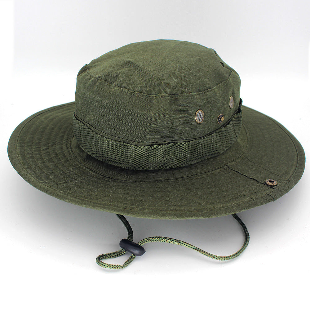 Leisure Jungle Round Hat Mountaineering Fishing Camouflage Penny Hat