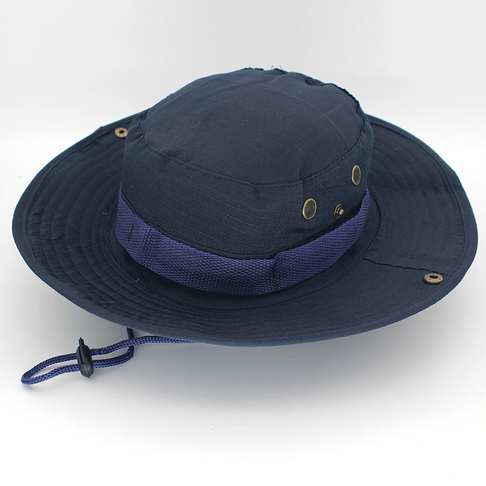 Leisure Jungle Round Hat Mountaineering Fishing Camouflage Penny Hat