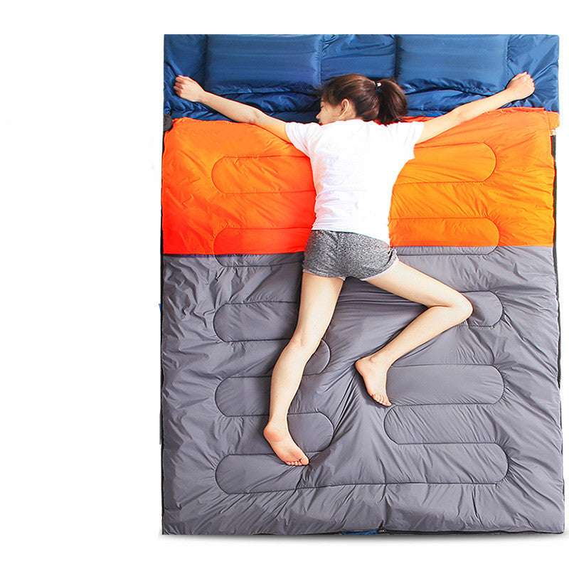 3-Person Cotton Sleeping Bag for Camping
