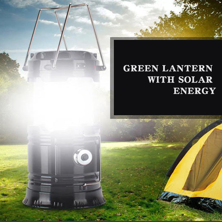 Solar Charging Telescopic Outdoor Camping Lantern