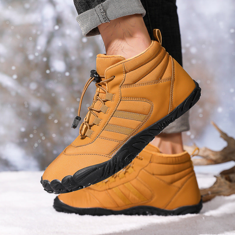High-Top Non-Slip Winter Hiking & Ski Boots
