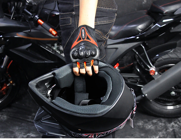 Motorcycle Summer Half-Finger Riding Gloves