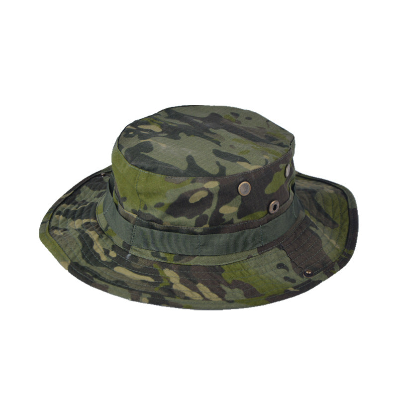 Outdoor Leisure Camouflage Round Hat Sun Protection Cap