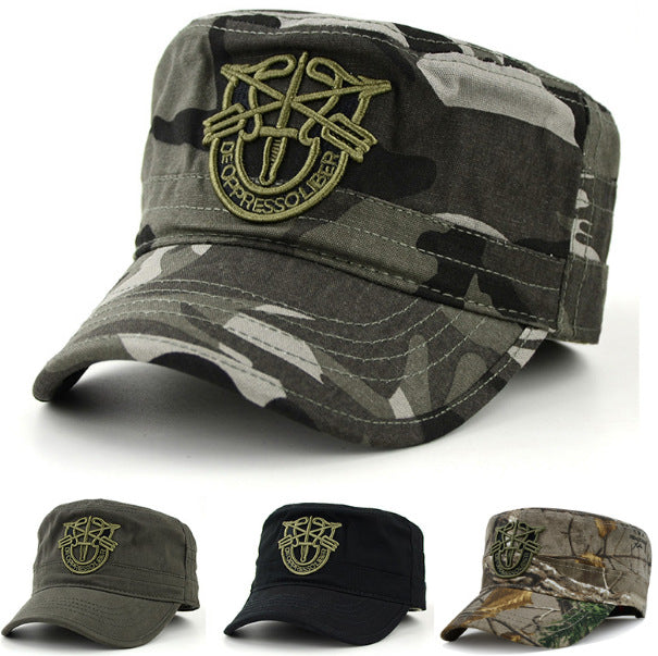 Camouflage Military Flat Cap Outdoor Tactical Hat