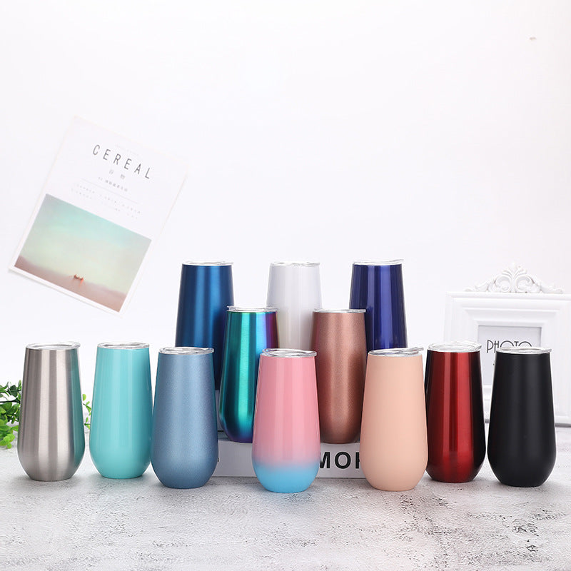 Vacuum Insulated Wine Tumbler Thermal Drinking Cup