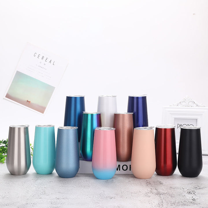 Vacuum Insulated Wine Tumbler Thermal Drinking Cup