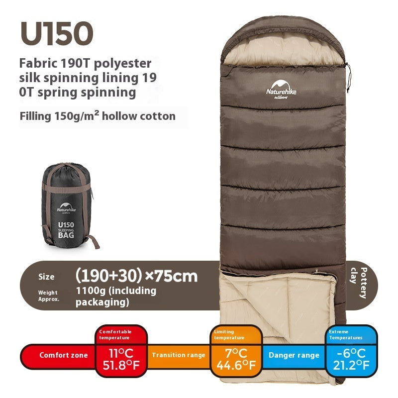 Naturehike Hooded Double Sleeping Bag – Cold-Proof
