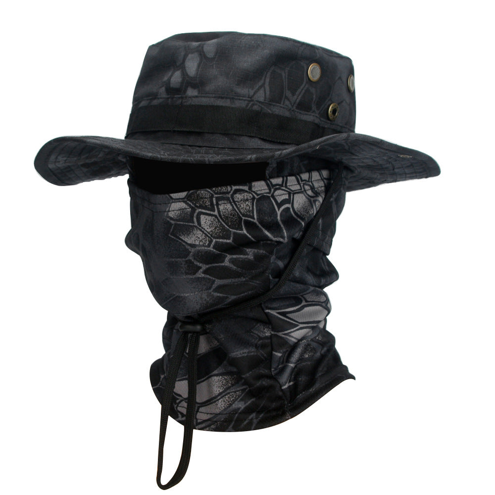 Camouflage Boonie Hat Breathable Sun Protection Outdoor Summer Cap
