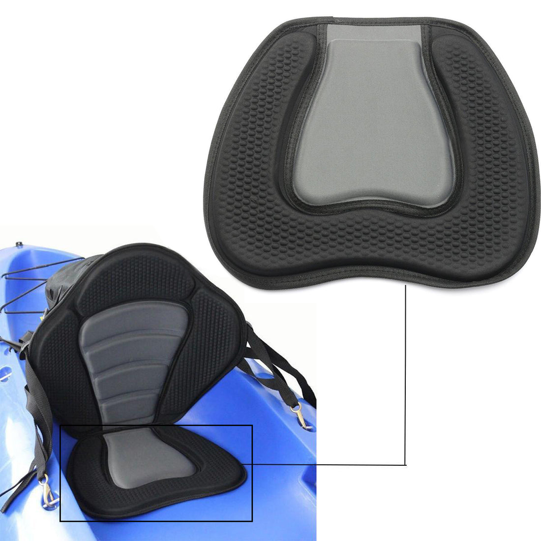 Non Slip Kayak Seat Cushion Comfort Padding Accessory