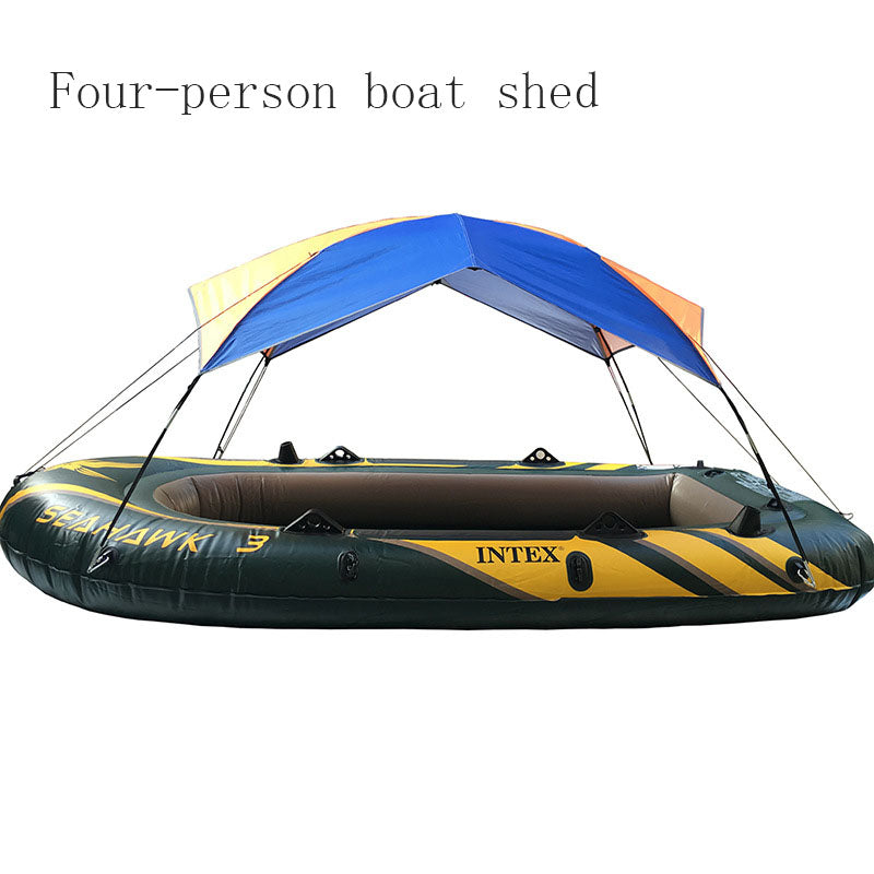Inflatable Kayak Boat Canopy Sun Shade Waterproof Shelter Tent