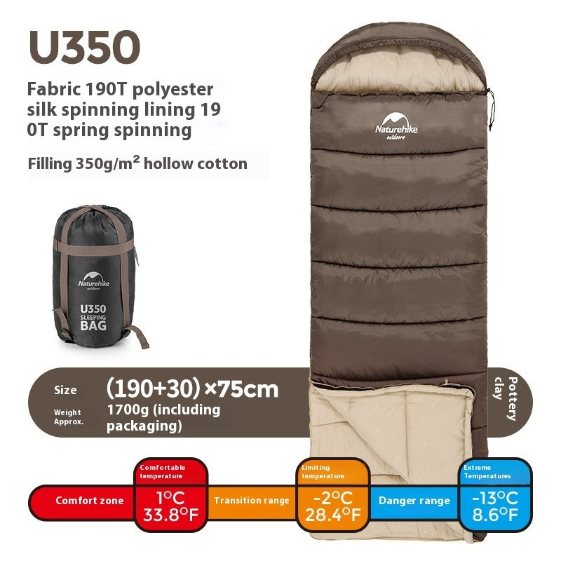 Naturehike Hooded Double Sleeping Bag – Cold-Proof