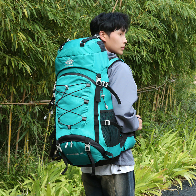 60L Large-Capacity Outdoor Hiking Backpack