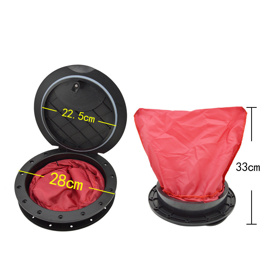 9 Inch Round Kayak Hatch Waterproof Accessory Cover