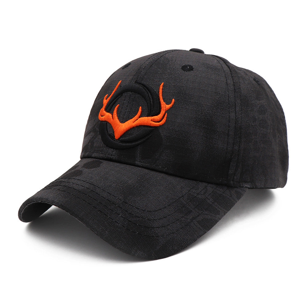 Embroidered Pet Camouflage Baseball Cap Outdoor Adjustable Hat