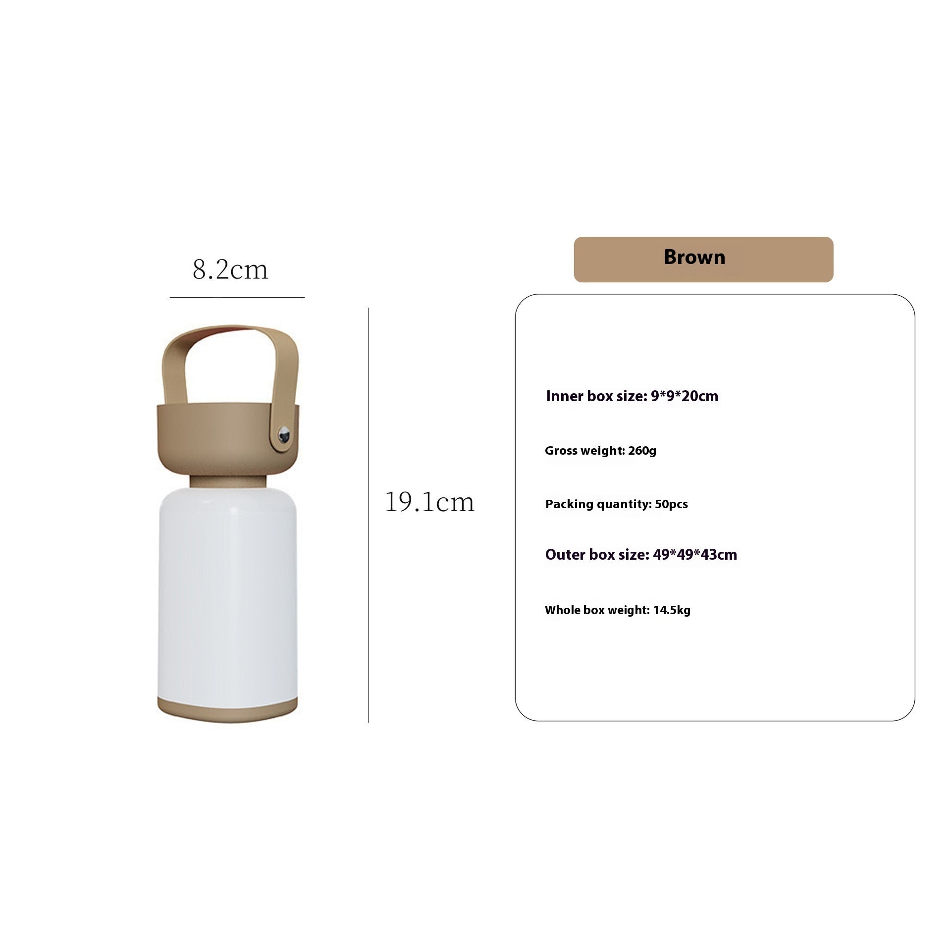 Portable USB Rechargeable Waterproof Camping Lantern