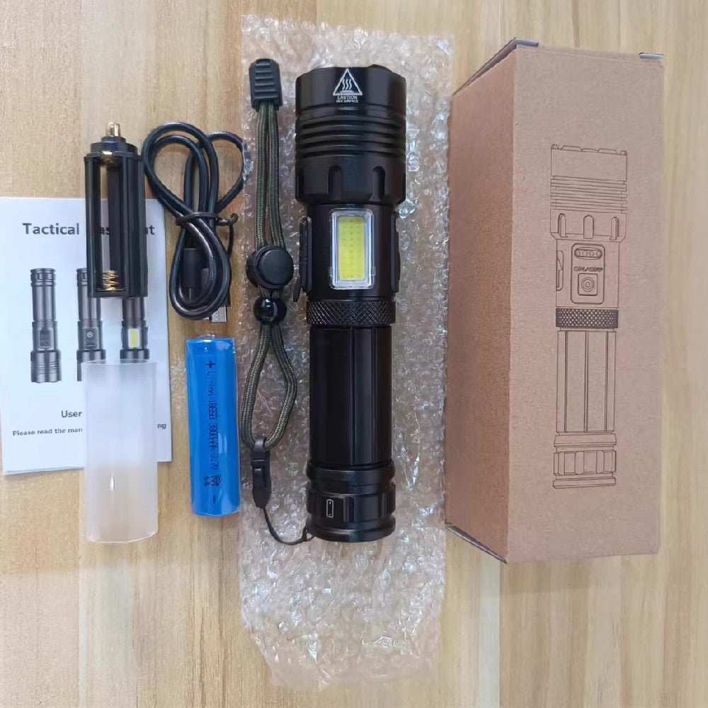 Rechargeable High-Power Outdoor Emergency Flashlight