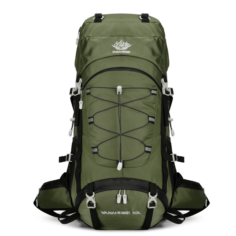 60L Large-Capacity Outdoor Hiking Backpack