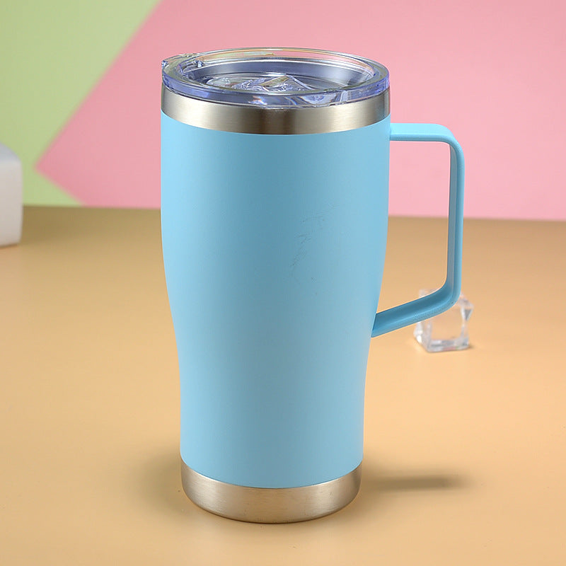 Double-walled Insulated Mug With A Handle