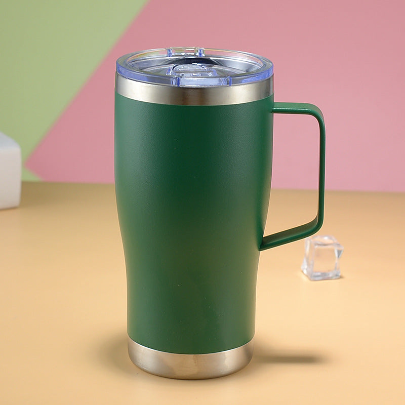 Double-walled Insulated Mug With A Handle