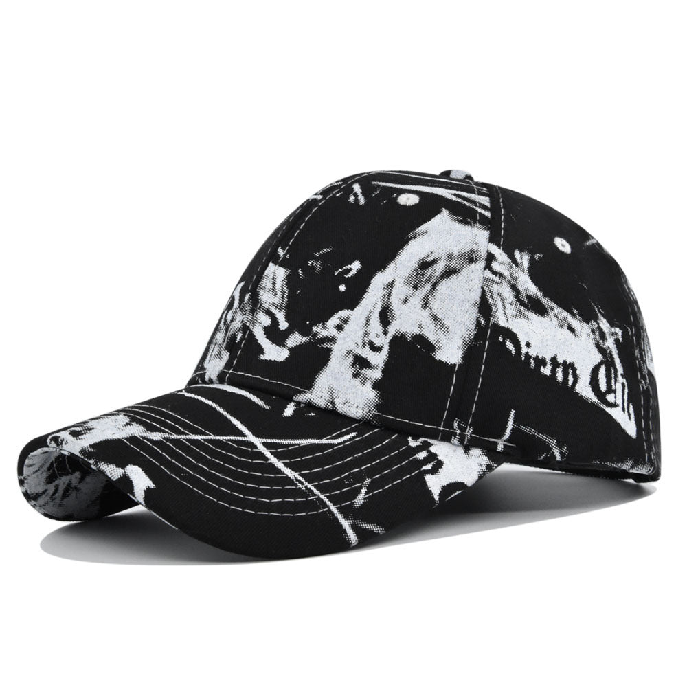 Sun Hat English Alphabet Camouflage Hat
