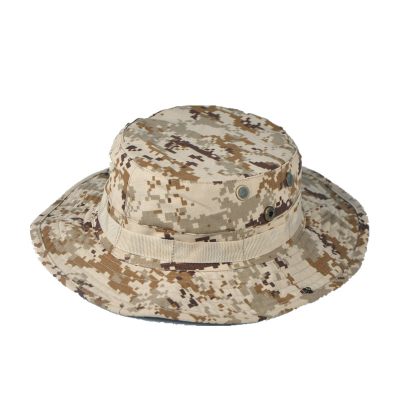 Outdoor Leisure Camouflage Round Hat Sun Protection Cap