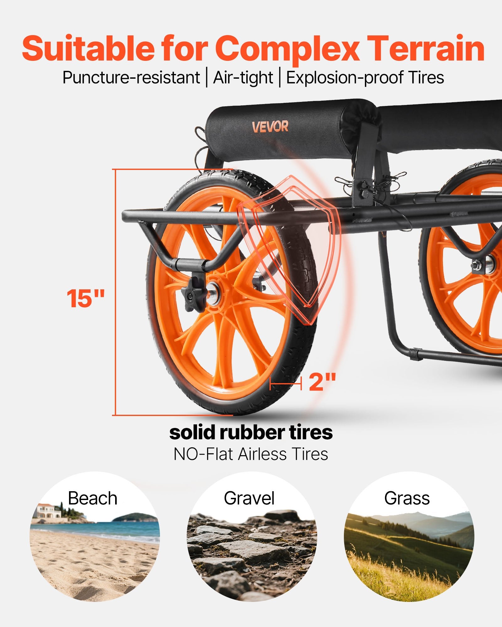 330 Lb Kayak Cart Canoe Dolly Paddleboard Transport Trolley