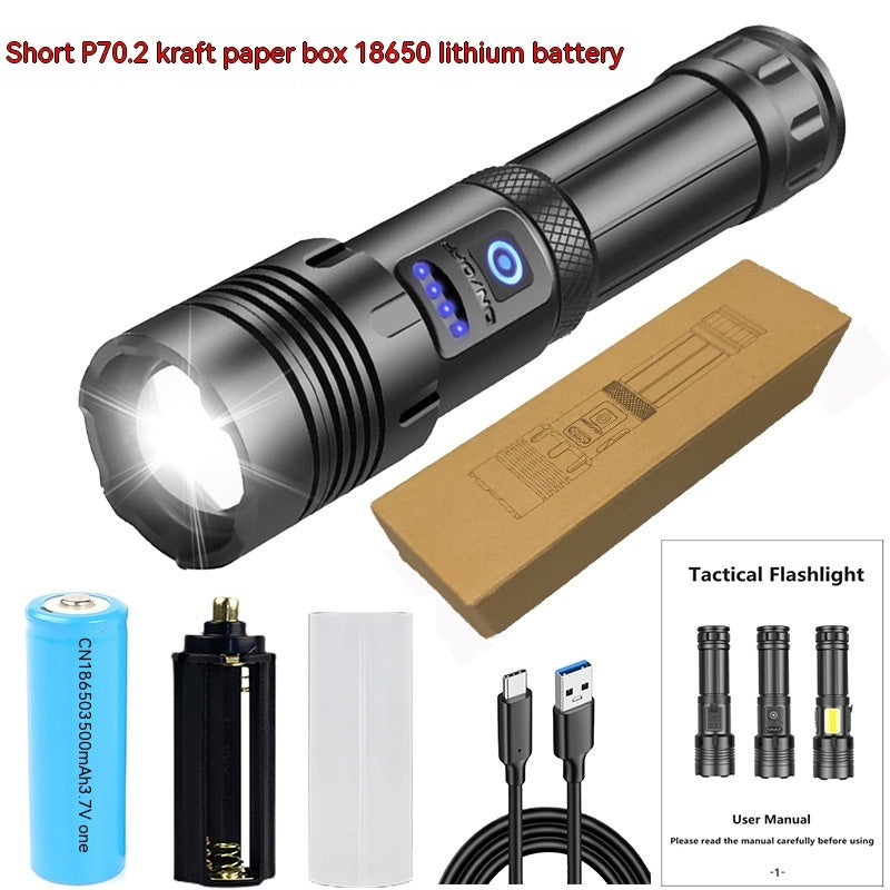 Rechargeable High-Power Outdoor Emergency Flashlight