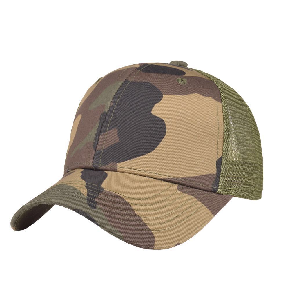 Summer Camp Outdoor Cotton Camouflage Baseball Hat