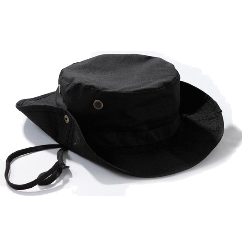Battle Camouflage Boonie Fisherman Hat Outdoor Sun Protection Cap