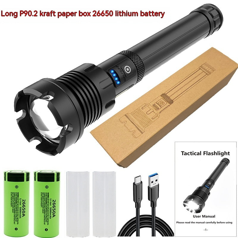 Rechargeable High-Power Outdoor Emergency Flashlight
