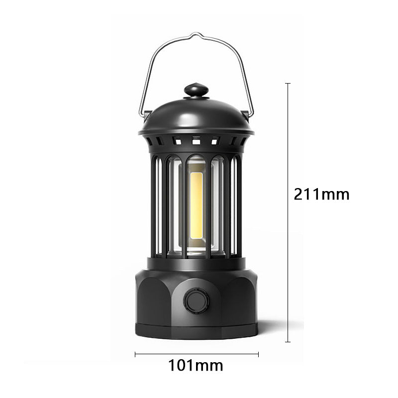 COB Portable Retro Outdoor Camping Lantern