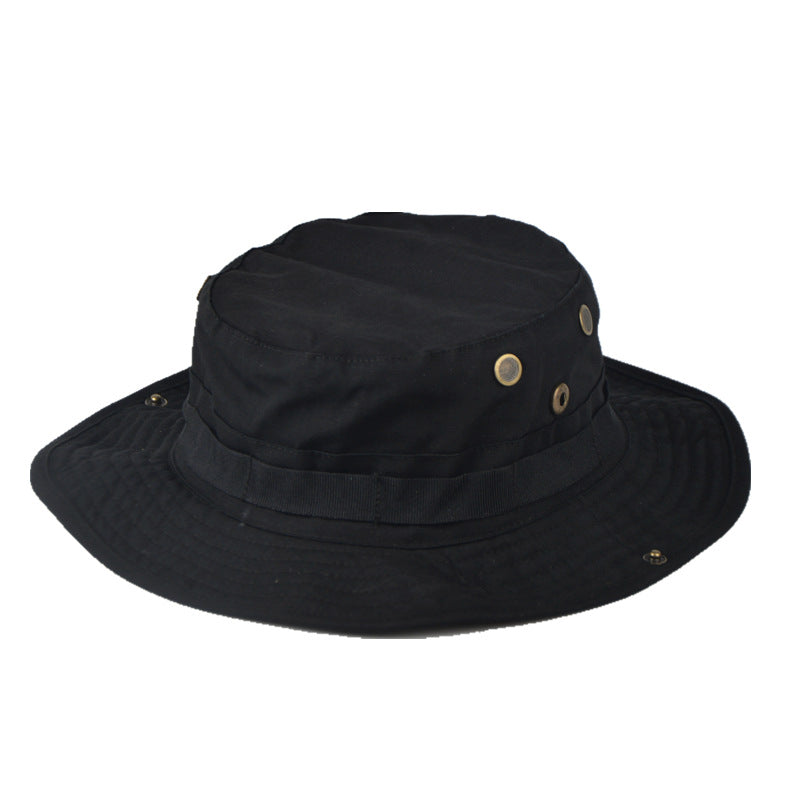 Outdoor Leisure Camouflage Round Hat Sun Protection Cap