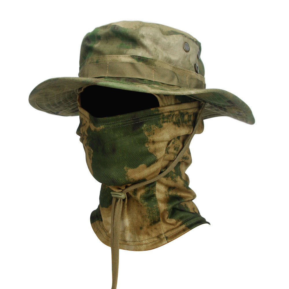 Camouflage Boonie Hat Breathable Sun Protection Outdoor Summer Cap