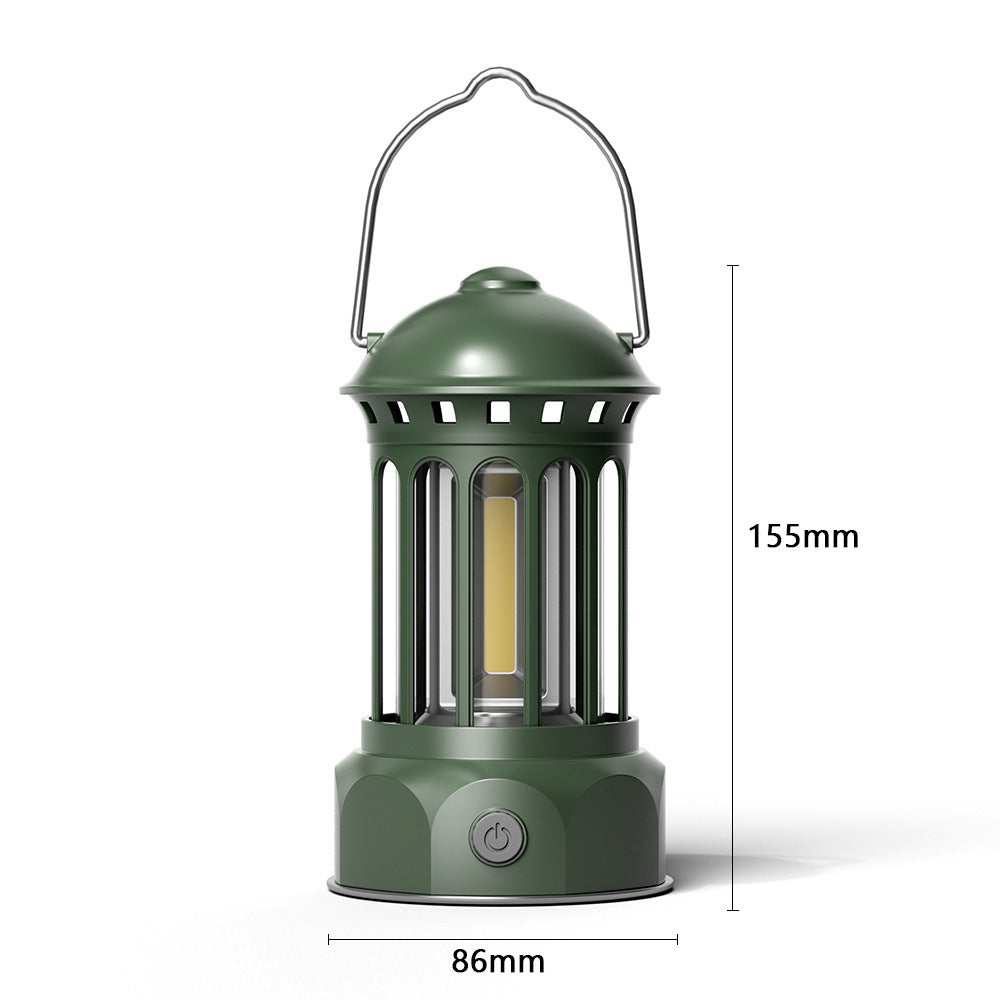 COB Portable Retro Outdoor Camping Lantern