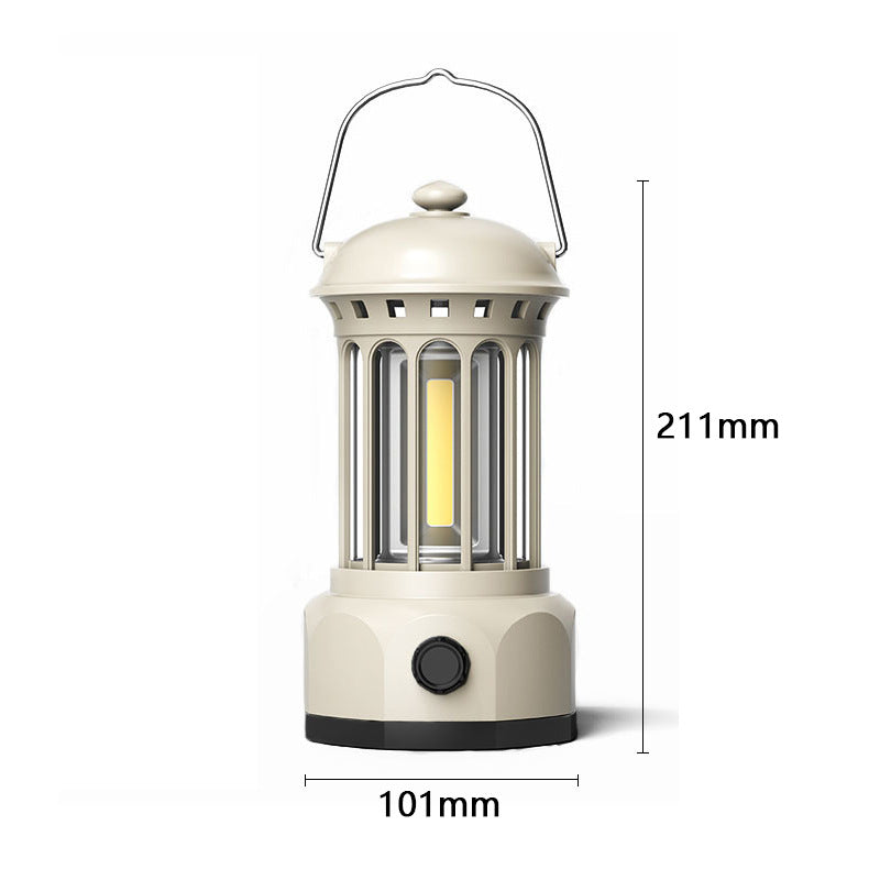 COB Portable Retro Outdoor Camping Lantern