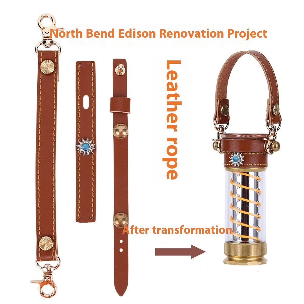 Beibang Edison 3-Piece Camping Lantern Set with Leather Rope