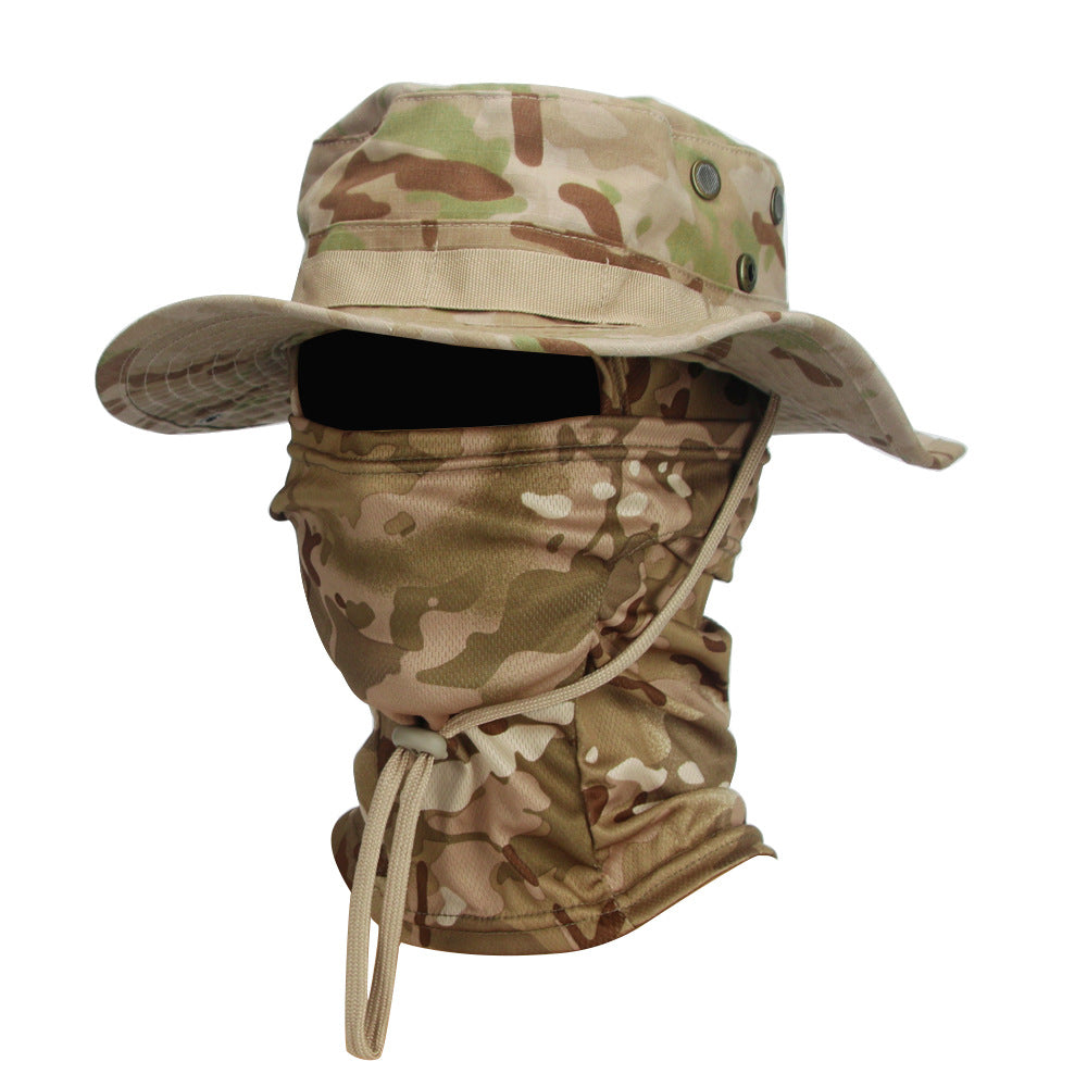 Camouflage Boonie Hat Breathable Sun Protection Outdoor Summer Cap